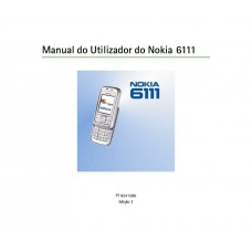 MANUAL DO USUARIO NOKIA 6111 USADO